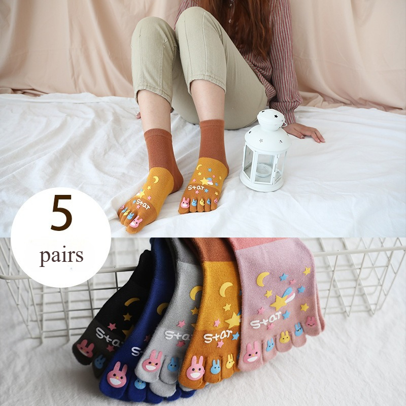 Toe Sock Split - 5 pares de calcetines de cinco