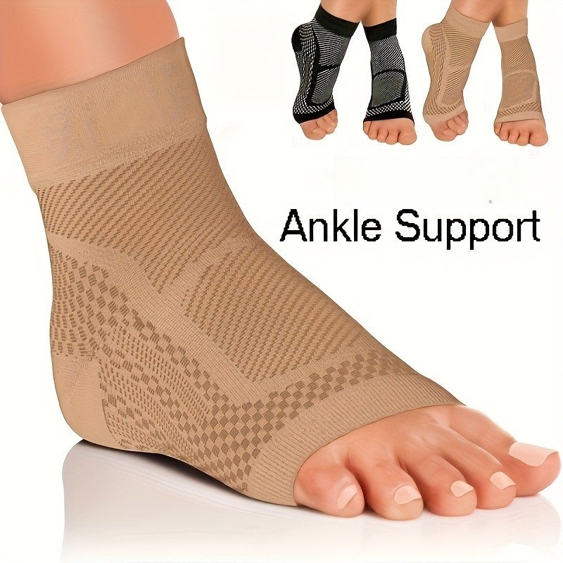 Ankle Brace Sock - 1 Par de Soportes de Tobillo