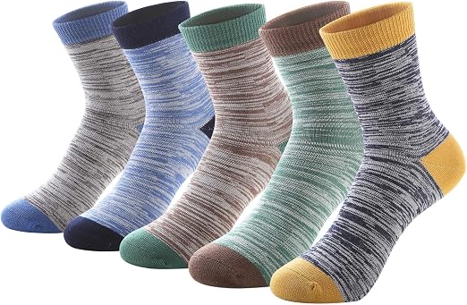 Cotton Crew Sock Pack - Calcetines de Tobillo para Niños, de