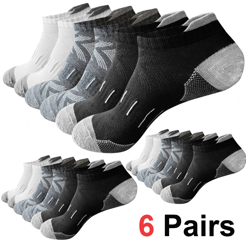 Ankle Sock Low Cut - 6 Pares de Calcetines Deportivos para
