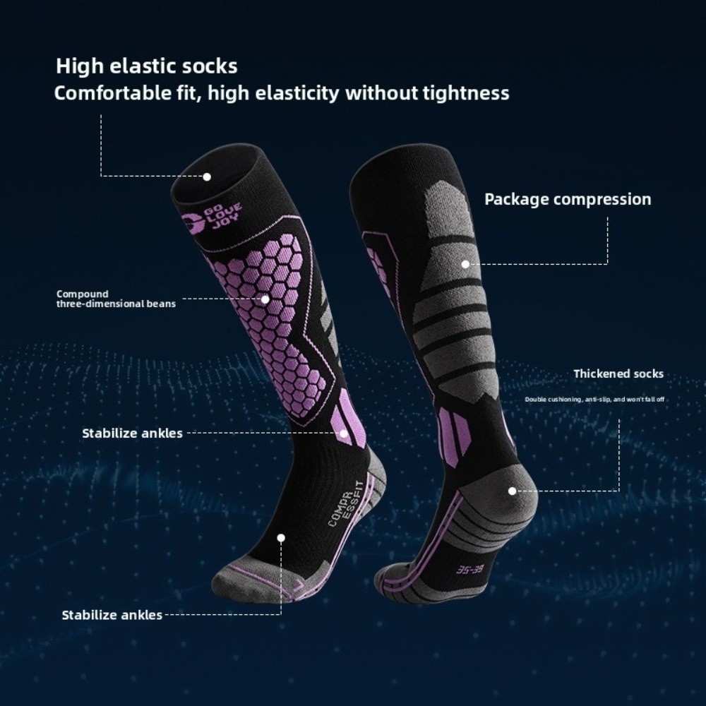 2 pares de calcetines de esquí - Thermal Sock Winter reseña y precio