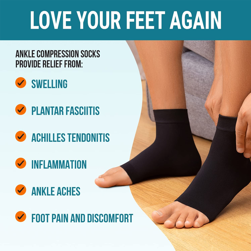 Calcetines de compresión Nano  - Ankle Brace Sock reseña y precio